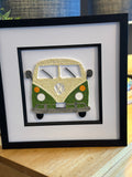 Quilled Paper VW Camper Picture