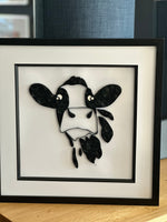Quilled Cow Picture