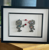 Quilled Paper Robots Picture