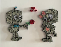Quilled Paper Robots Picture