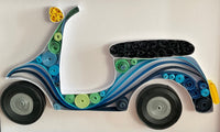 Quilled Moped Picture
