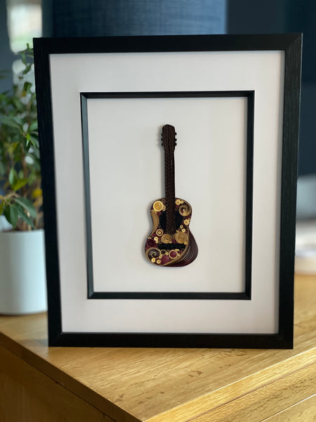 Quilled Guitar Picture