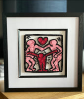 Quilled Keith Haring Inspired Picture