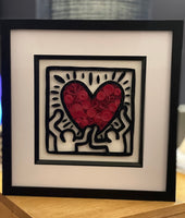 Quilled Keith Haring Inspired Picture
