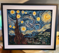 Van Gogh's 'The Starry Night' Quilled Picture