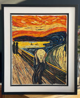 Edvard Munch 'The Scream' Quilled Picture