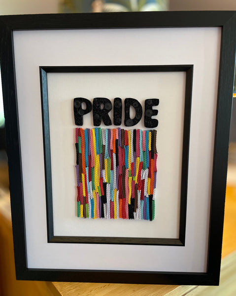 Quilled Paper Pride Rainbow Picture