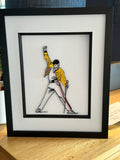 Quilled Paper Freddie Mercury Picture